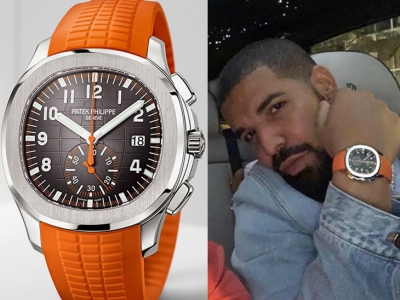 Drake sumó un Patek Philippe Aquanaut a su colección de relojes