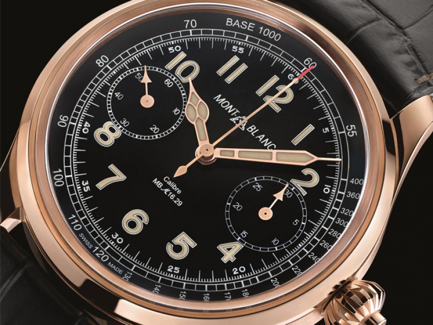 Montblanc presentó el magnífico 1858 Chronograph Tachymeter