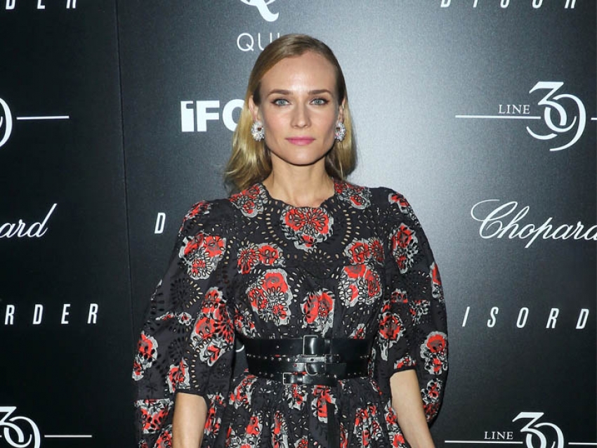 Diane Kruger usó Chopard en la premiere de Disorder