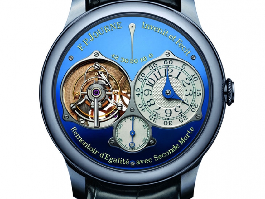 El magnífico F.P.Journe  Tourbillon Souverain Bleu