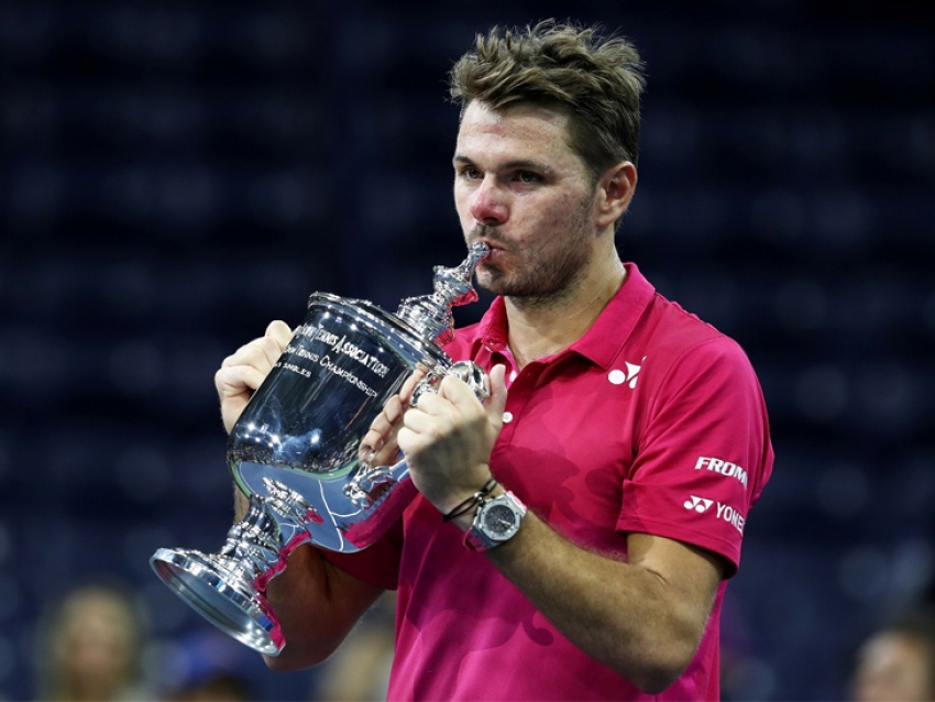 Wawrinka usó un reloj Audemars Piguet Royal Oak Offshore para ganar el US Open 2016