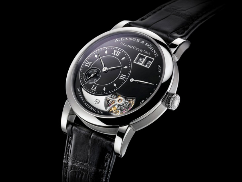 El sofisticado Lange 1 Tourbillon Handwerkskunst