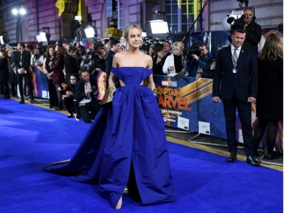 El impresionante look de Brie Larson en el estreno de Capitana Marvel