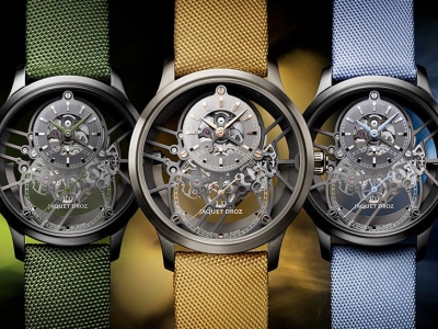 Jaquet Droz lanzó tres nuevos relojes Grande Seconde Skelet-One